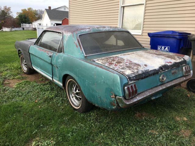 1965 mustang hipo k code factory p10 gt coupe original 9" rear & k-code pts