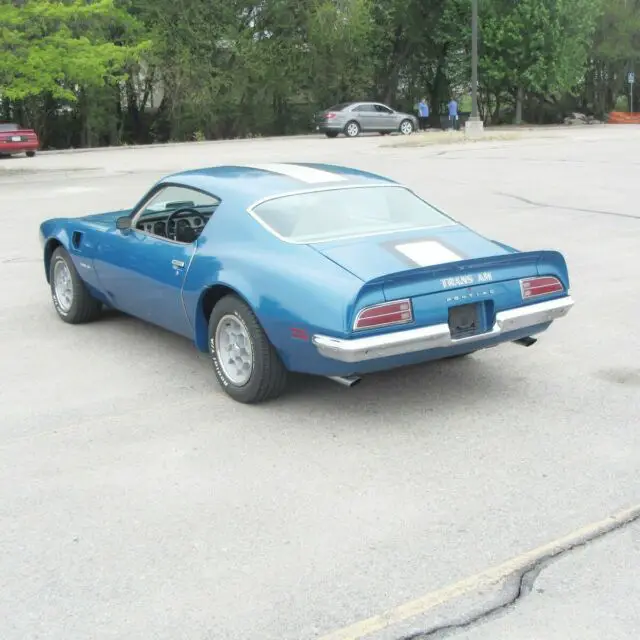 1972 trans am 455-ho 4 spd numbers matching lucerne blue