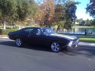 beautiful restoration - custom paint chip foose rim tires, 350 engine