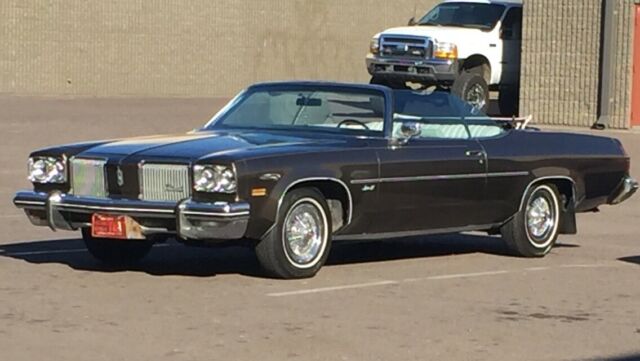1974 oldsmobile delta 88 convertible brown rwd automatic
