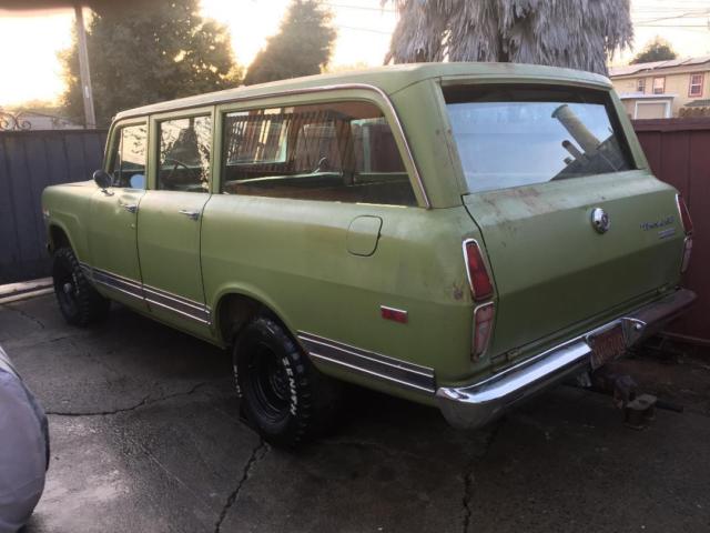 1969 international 1100 travelall 4x4 all original no reserve!