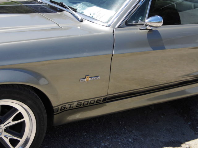 1968 mustang eleanor gt 500e shelby style classic recreation fastback conversion
