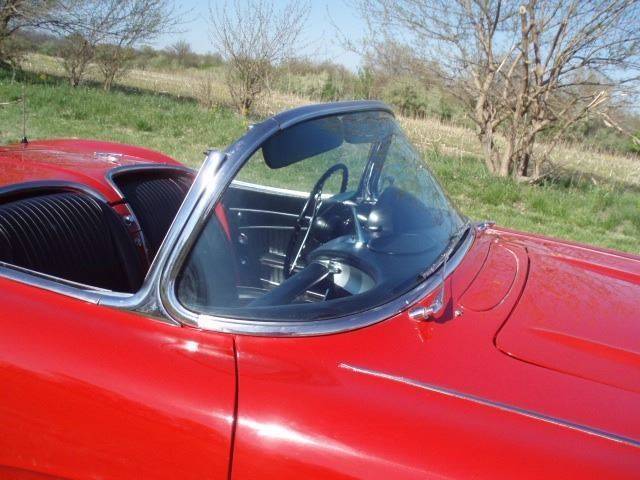 1962 chevrolet corvette 0 red convertible v8 327 manual 4-speed