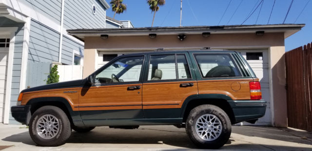 1993 jeep grand cherokee wagoneer 4x4, 101000 miles california car, 1 owner