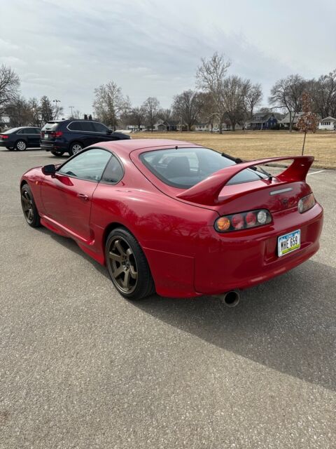 1994 toyota supra coupe red rwd manual liftback hatchback 2d