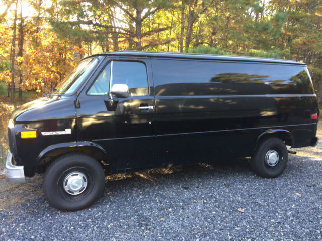 gmc 1988 vandura 2500 van in black