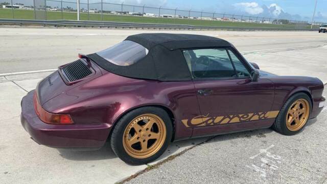 1991 porsche 911 carrera 2dr convertible automatic 4-speed rwd h6 3.6l gasoline