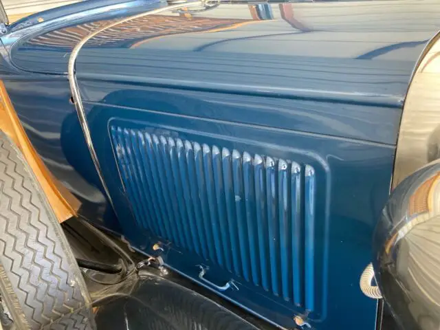 1930 ford model a wagon blue rwd manual