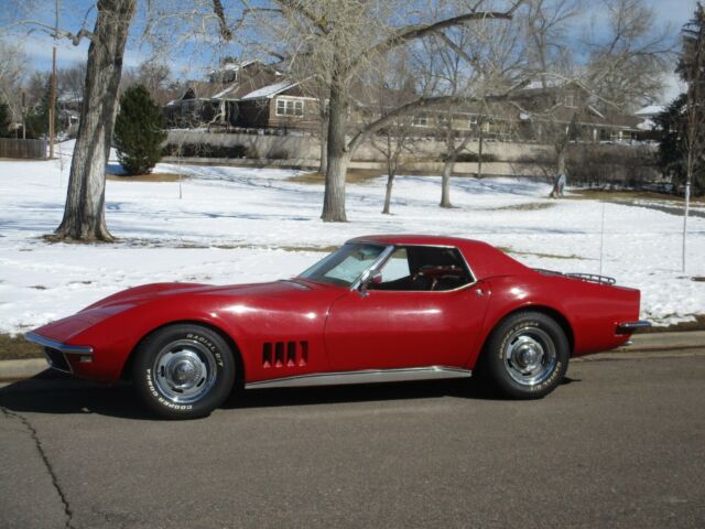 chevrolet corvette stingray convertible #,s match 327-300hp a/c auto ps pdb