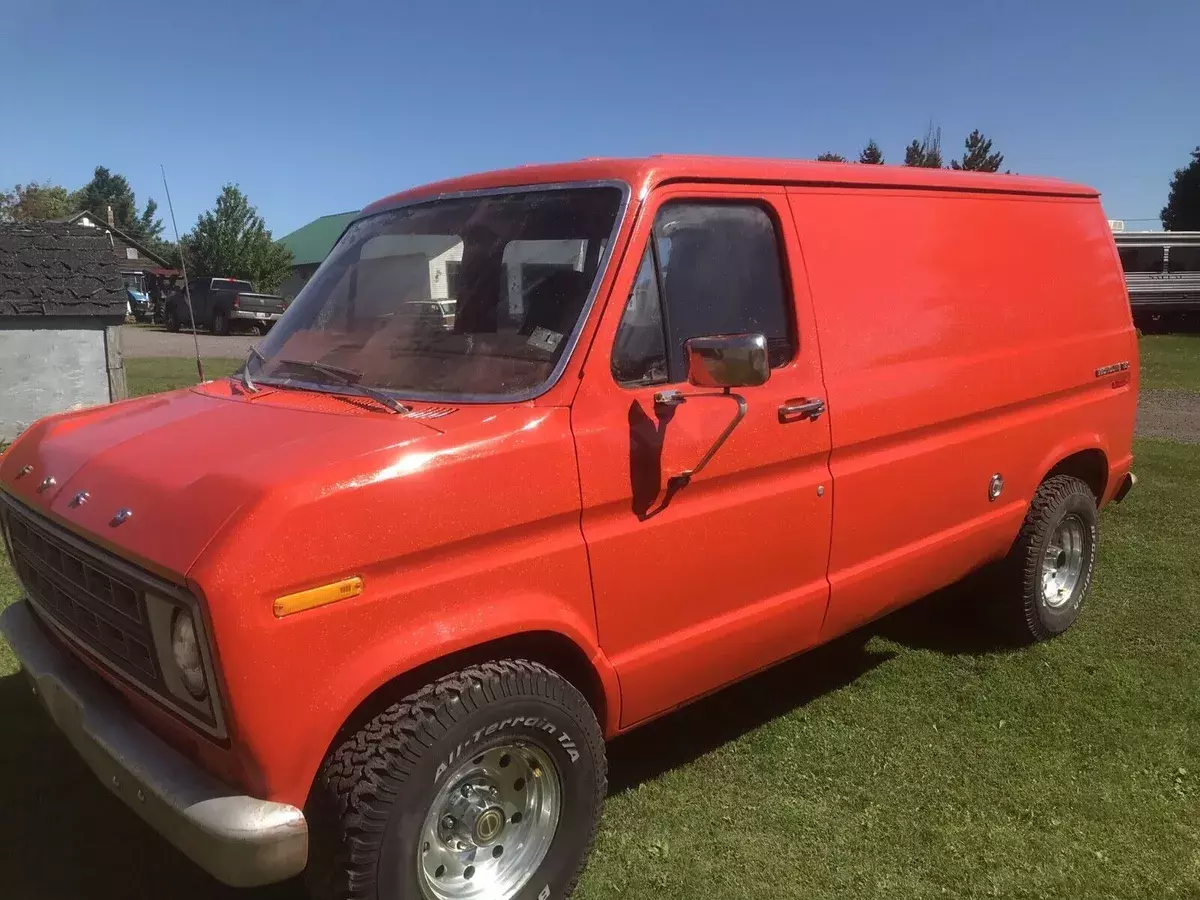 1978 ford econoline orange e150