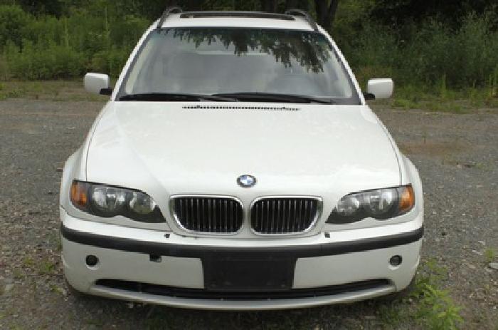obo 2005 bmw 3 series white wagon, leather, great condition in lords valley, pa