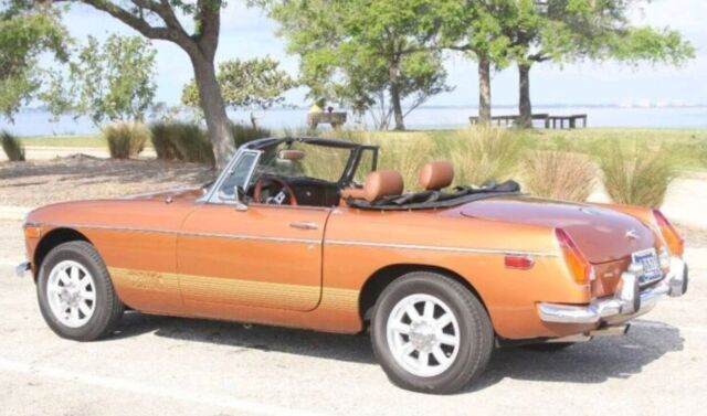 1974 mg mgb convertible brown rwd manual leather