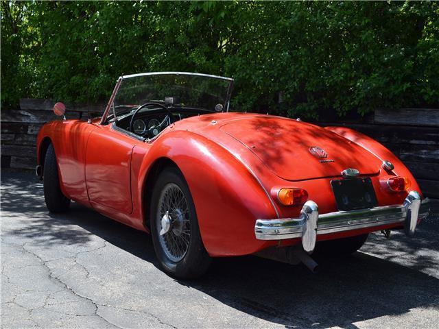 1962 mg mga 1600ii 56,315 original miles dry car, red ladder frame i-4 manual