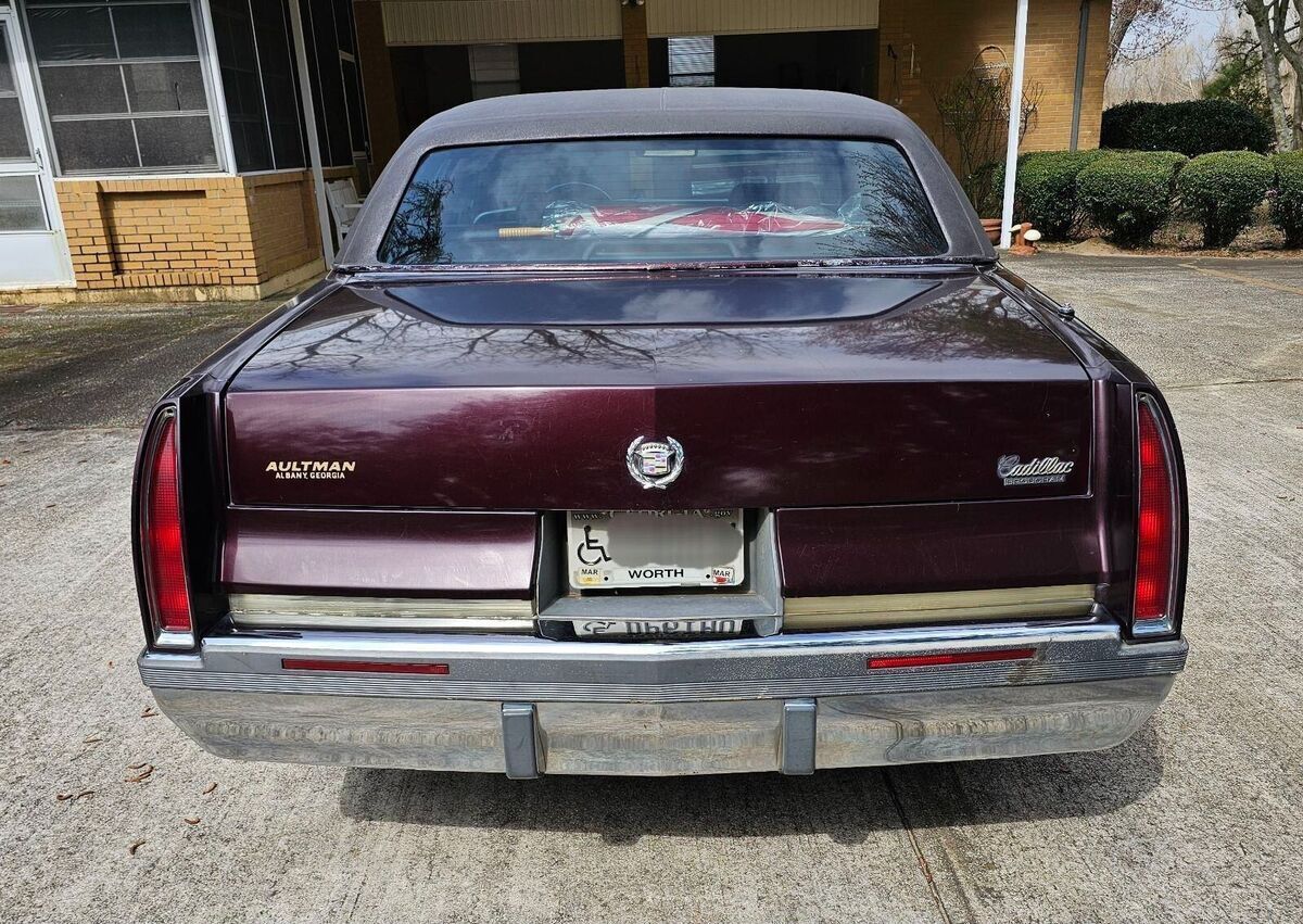 1993 cadillac fleetwood brougham dark cherry 5.7 v8