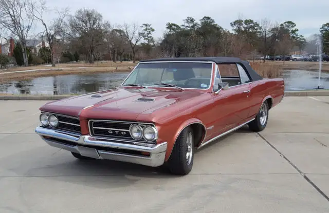 1964 pontiac gto lemans convertible 389ci tri-power v8