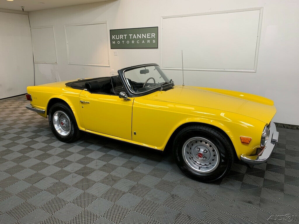 1974 triumph tr-6. factory overdrive. excellent car with 68,716 original miles