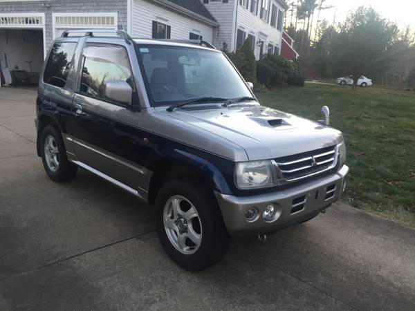 2000 mitsubishi pajero mini turbo 4x4 5 speed rhd skyline evo jdm