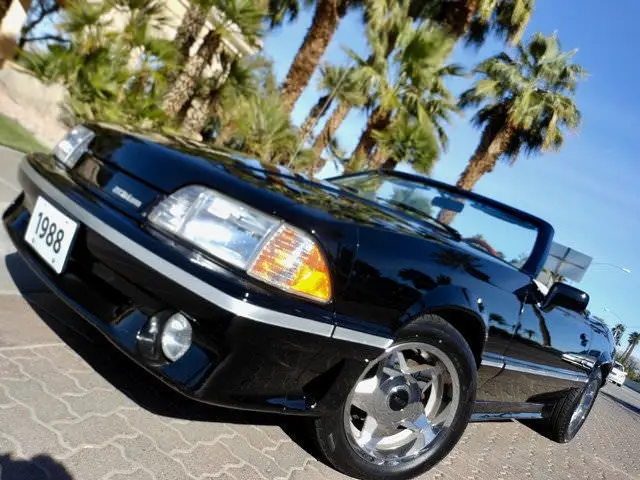 no reserve 1988 ford mustang asc mclaren convertible 15601 actual miles
