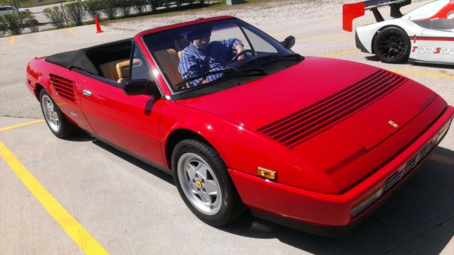 1986 ferrari mondial cabriolet 2009 concours winner! coppa macchina,platino & gt
