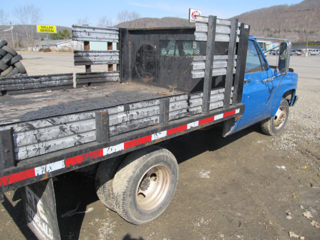 1989 gmc r35 1 ton flat bed dully truck new tires