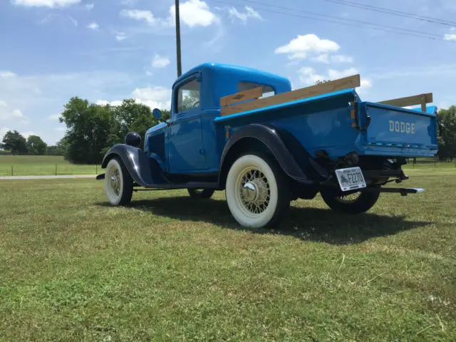 blue, good paint, classic truck, fully restored