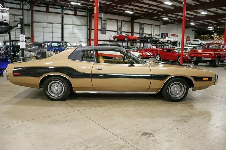 1973 dodge charger 24071 miles gold coupe 440ci v8 automatic