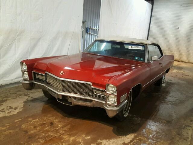 1968 cadillac deville 29012 miles red convertible v8 automatic