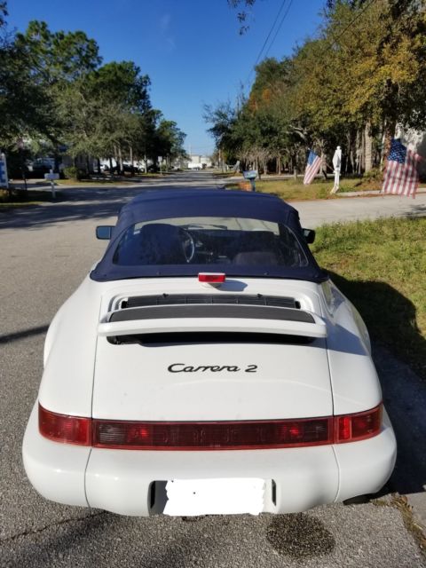 1991 porsche 911 carrera 2 cabriolet (964 c2 cab)