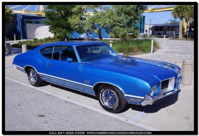 very clean, solid & straight 71 olds 442 low mileage original 455 a/c ps pb auto