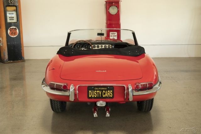 garage find 1961 jaguar s1 e-type "flat-floor" roadster solid #match engine