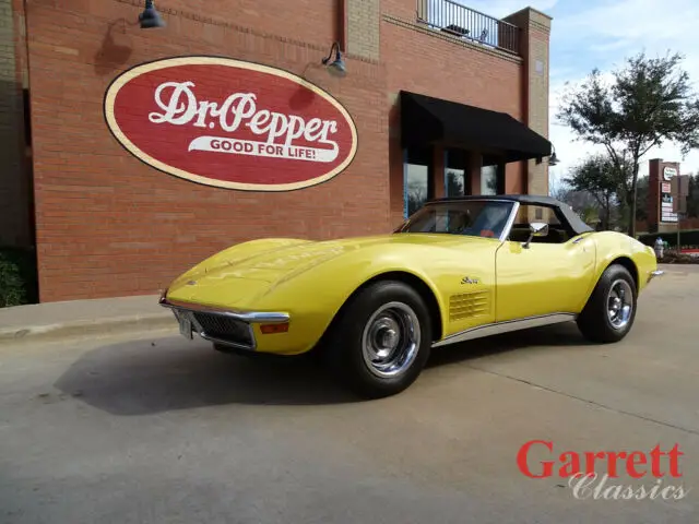 1970 chevrolet corvette stingray convertible 4 speed 350