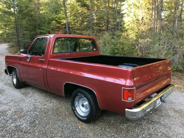 1978 chevrolet c10, short bed, 350 v8, lowered, frame up restoration