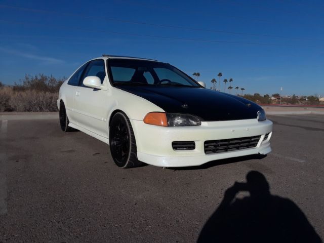 1993 honda civic ex h22a h22 swapped eg ej1 carbon fiber