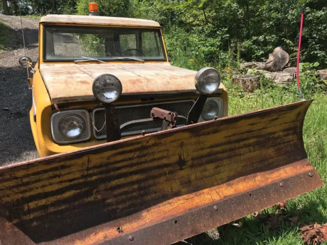 1971 international harvester ih scout 800b sno-star