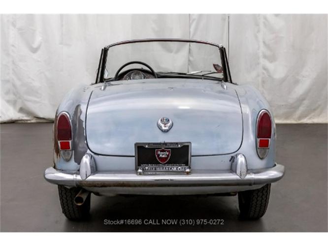 1963 alfa romeo giulietta spider in beverly hills, california
