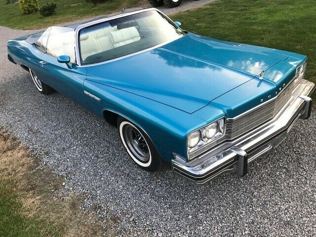 1975 buick lesabre convertible, 350 v8 engine, video !!