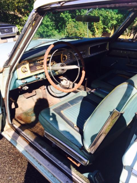 1965 dodge coronet light blue white hood coupe