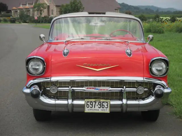 1957 chevy convertible 57k miles 2 owner original car