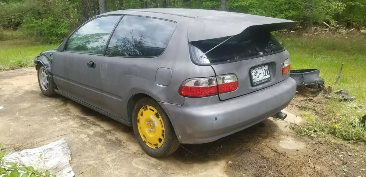 1992 honda civic hatchback grey fwd manual vx