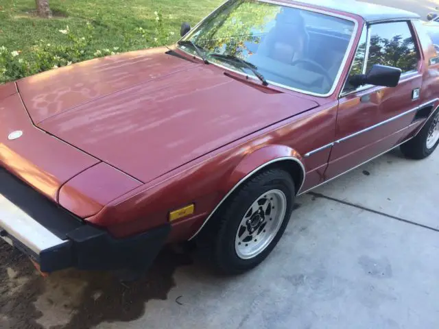 1979 fiat bertone x1/9-ca car. reg. to 5/18. current ca smog. rare hard to find