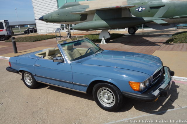 1983 mercedes-benz 380sl roadster - service records from new - both tops