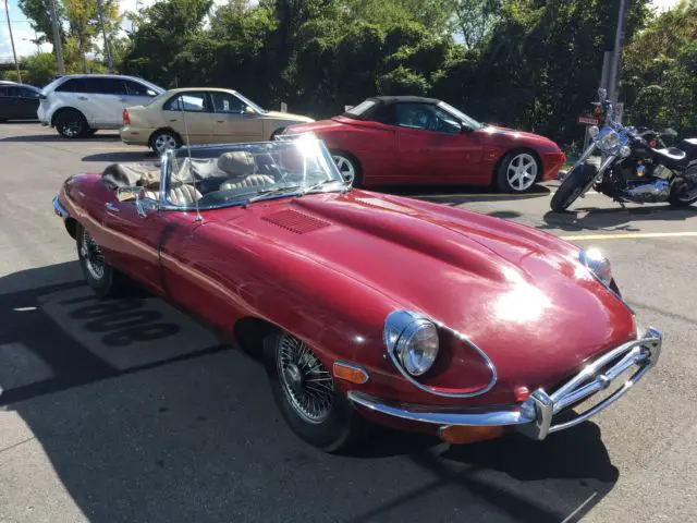 1970 jaguar e type xke roadster,runs and drives,located in canada. restoration !