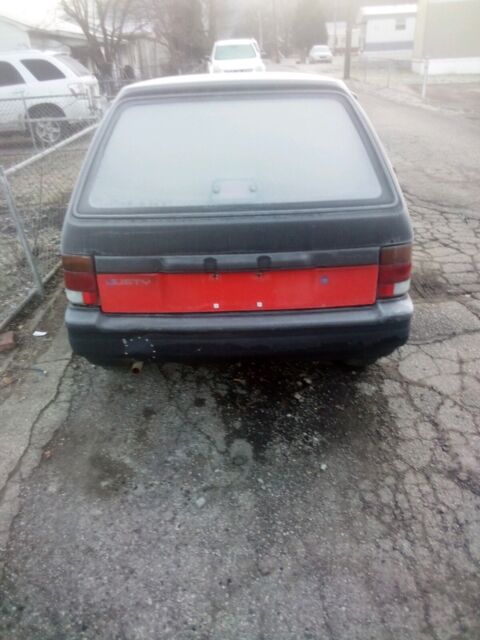 1993 subaru justy hatchback red fwd manual dl