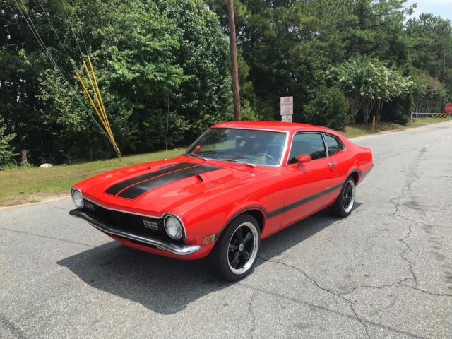 1971 ford maverick grabber, v8 302, 5 speed, disc brakes, traction lock