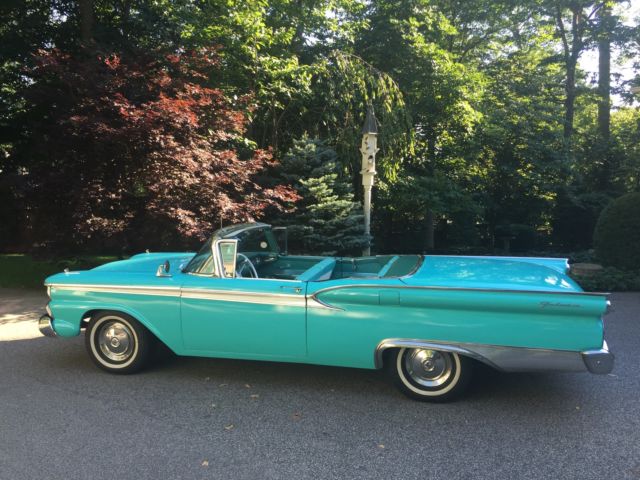1959 ford fairlane skyliner retractable concertible 352 engine pb ps