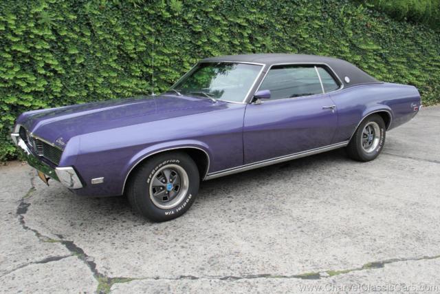 1969 mercury cougar xr7 hardtop. factory 351 w/4-speed! restored. see video