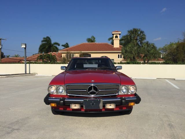 mercedes 560sl roadster low miles clean autocheck garage kept collector's item