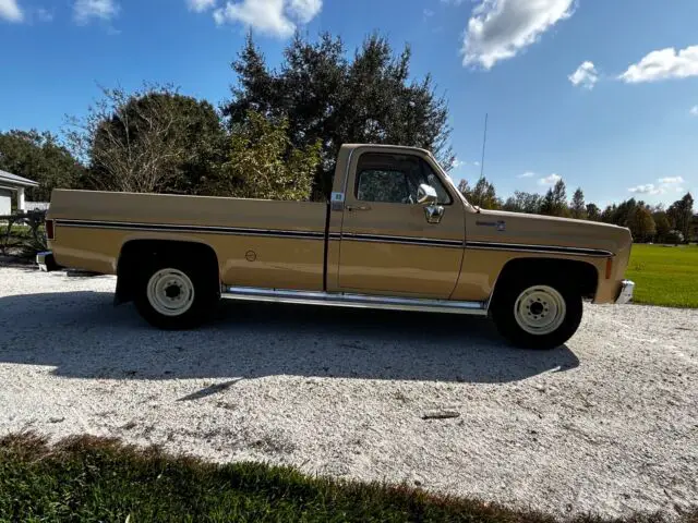 1977 chevrolet scottsdale c-20 special camper pickup brown rwd automatic
