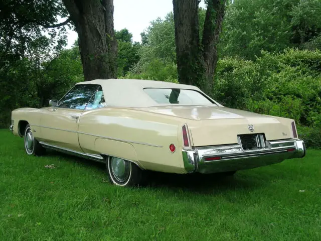 1973 cadillac eldorado convertible, 77,000 miles, new top, loaded with options