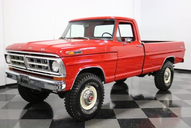 1970 ford f-250 highboy pickup truck 351 cleveland v8 4 speed manual classic vin